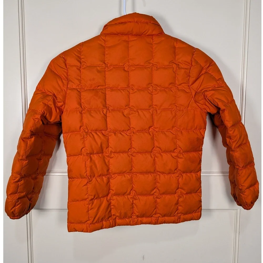 Marmot Kids Orange Quilted Puffer Jacket Full Zip Insulated Coat XS